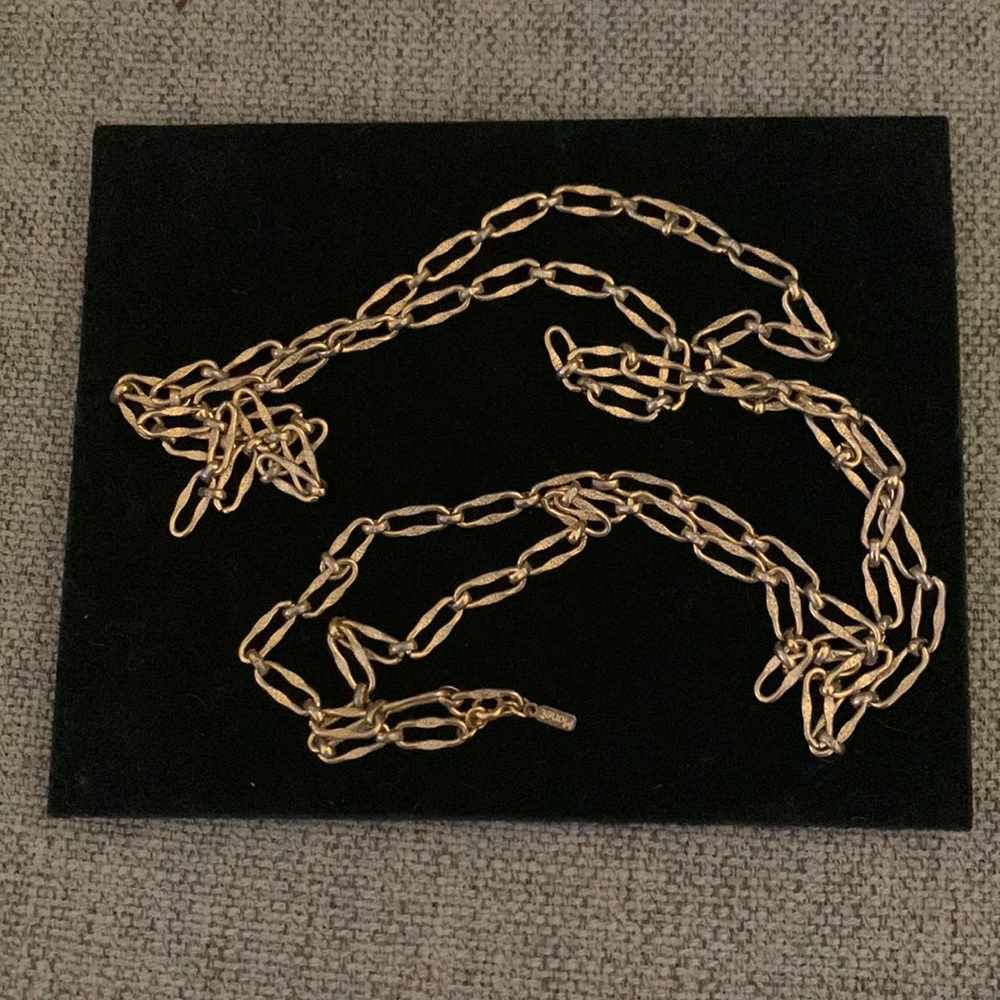 MONET NECKLACE VINTAGE Goldtone